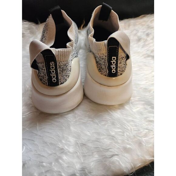 Adidas Womens Ultimafusion Cloudfoam Running Shoes Gray F34592 Marled Slip On 8M - Picture 5 of 9